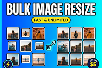 bulk resize, compress and convert your images fast