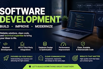 build scalable backend apis and third party integrations