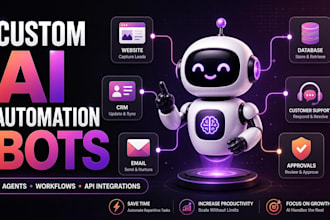 build a custom ai automation bot or agent for your business
