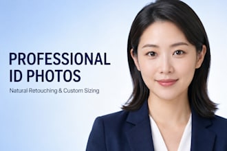 create a professional passport size or id photo from your picture