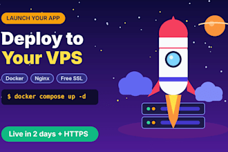 deploy your app on a vps with docker, nginx and free SSL