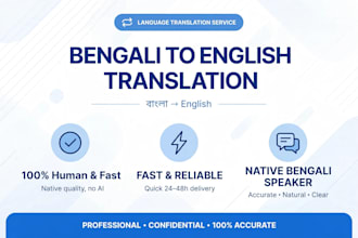 translate bengali to english human
