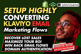 setup omnisend shopify email marketing flows abandoned cart welcome win back