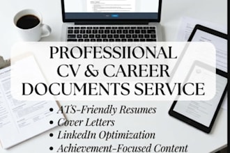 write an ats resume CV cover letter and optimize your linkedin profile