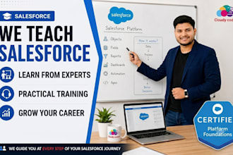 teach salesforce CRM with live training, support and interview preparation