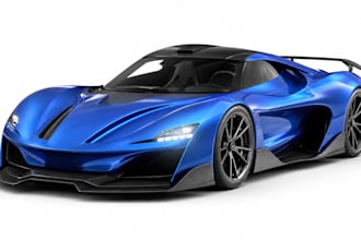 create 3d car and vehicle models for game development and 3d printing