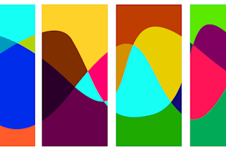 custom abstract background for social media wallpaper