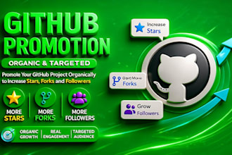 organically promote your github project organic growth and engagement