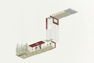 create post digital architectural visualizations