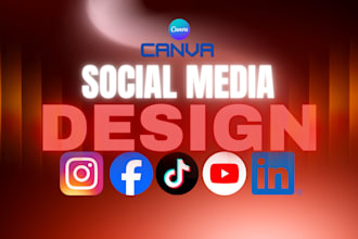design professional social media posts for instagram, facebook and linkedin