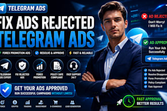 telegram ads fix ads rejected telegram ads forex promotion ads resolve