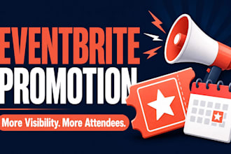 promote eventbrite, MLM, ticket sales with targeted