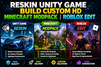 reskin unity game build custom hd minecraft modpack roblox edit