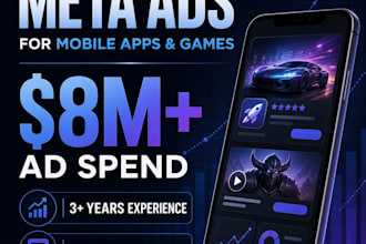 manage and optimize meta facebook ads for your mobile app or game