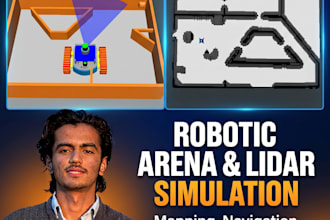 simulate autonomous mobile robots and ugvs in rviz, gazebo