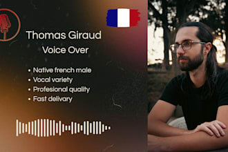 un doublage professionnel francais masculin