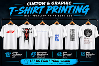 design trendy custom graphic tees for your clothing brand