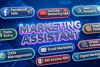 do marketing assistant for data operator job