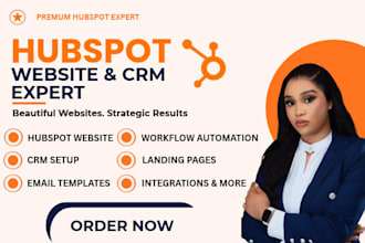 setup hubspot CRM, hubspot website design and automation