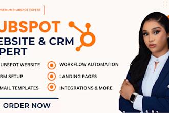 setup hubspot CRM, hubspot website design and automation