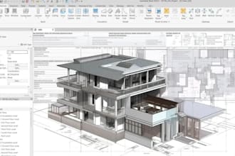 redraw sketches into autocad, revit bim and sketchup for permit drawings