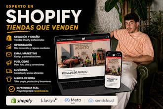 crearé una tienda shopify profesional