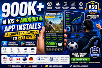 increase IOS app install, app marketing, game promotion aso mobile app promotion