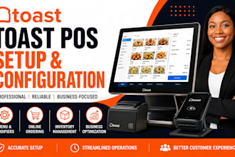 set up toast pos system menu inventory ordering integration