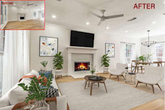 do real estate virtual staging and home digital staging