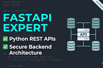 build professional backend using fastapi