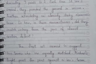 handwrite english and bengali notes letters and documents