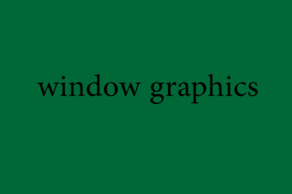 design stunning  window graphics and decals for your business