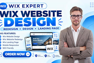 wix website redesign wix website design wix landing page wix website redesign