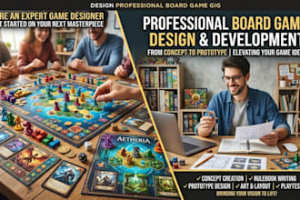 design board game card game mechanics rule book tabletop design