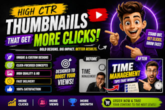 design high CTR youtube thumbnails that boost your views