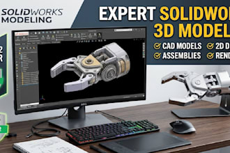 create 3d designs and renders in solidworks