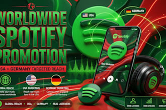 promote your spotify music, spotify album worldwide to german listeners