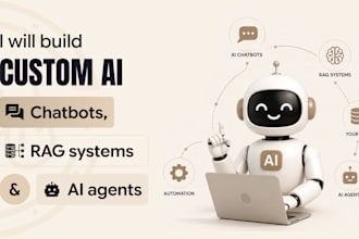 develop custom ai solutions with ai agents and rag chatbots and llms