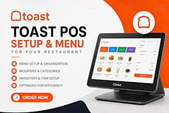 setup and optimize your toast pos restaurant menu