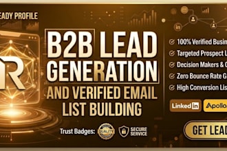 do b2b lead generation and build verified email lists