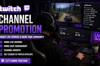 promote your twitch channel for affiliate growth