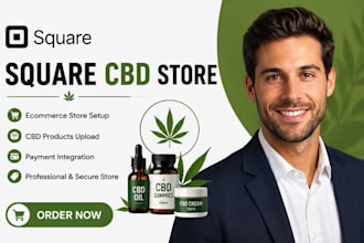setup square cbd store ecommerce product and payment integration