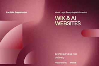 create a professional website or eccommerce using wix and ai