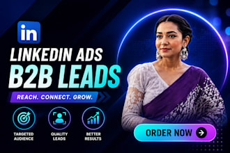 setup and manage linkedin ads for b2b lead generation