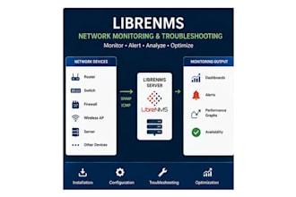 install configure and troubleshoot librenms network monitoring