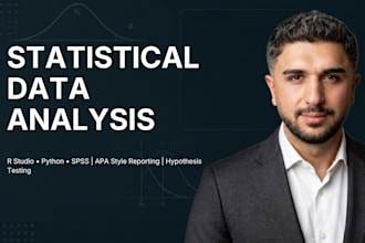do statistical data analysis, hypothesis testing, and reporting in r and python