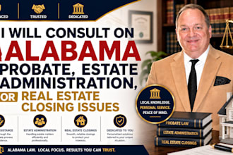 consult on alabama probate, estate administration, or real estate closing issues