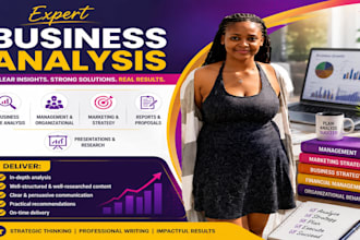 provide expert business case analysis and management reports