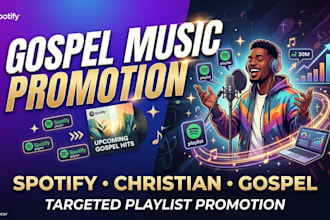 promote your gospel and christian music on targeted spotify playlists