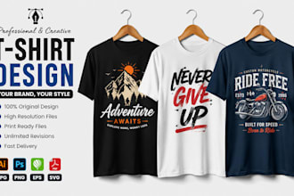 design trendy custom t shirt typography and graphic t shirt